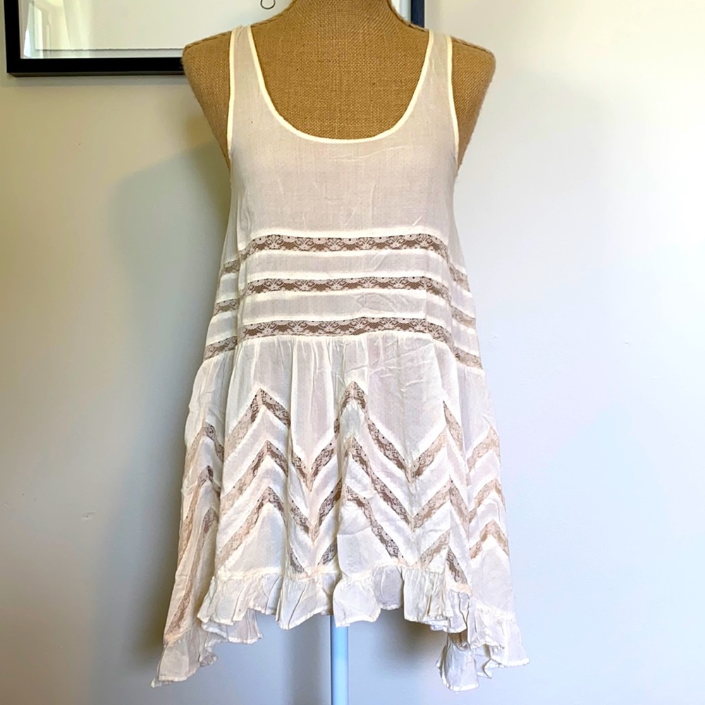Free People - Cream Colored - Dress / Tunic